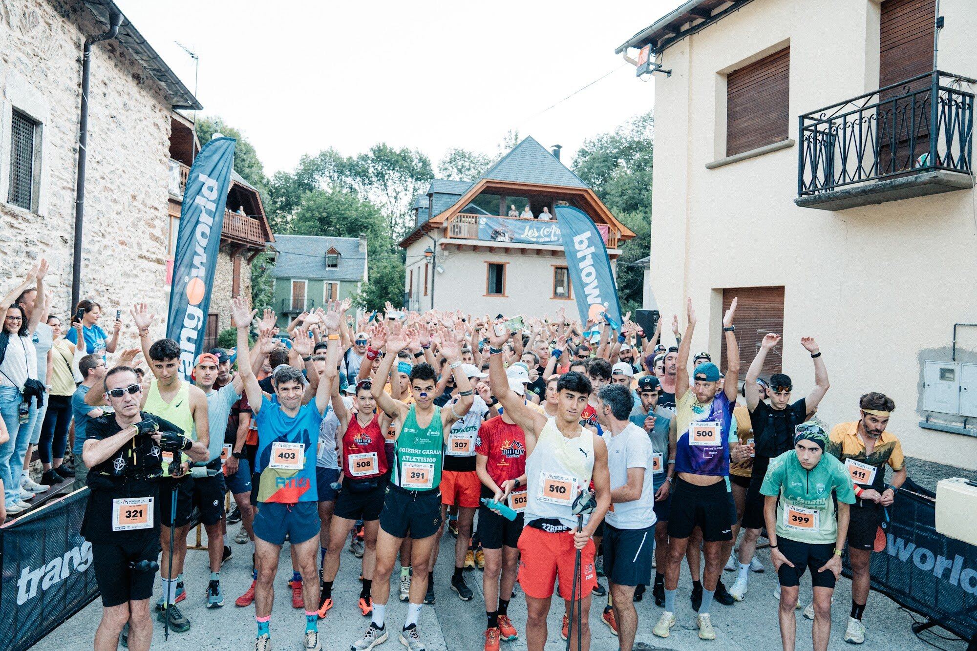 Salida de la Montlude Skyrace en Les